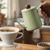 Trähandstag Svanhals Kaffekanna Rostfritt Stål Handbryggningskanna Kök