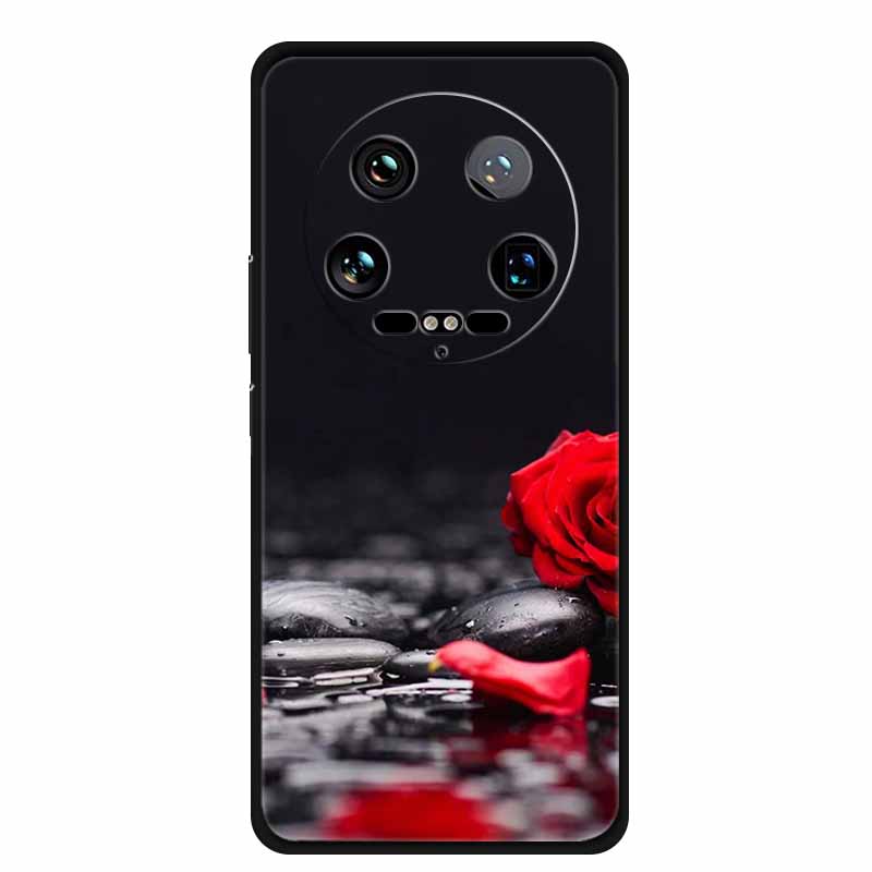 For Xiaomi 14 Ultra 5G Case 6.73''Animals Painted Silicone Soft TPU Coques for Xiaomi 14Ultra Shockproof Cover Shells Cool Wolf
