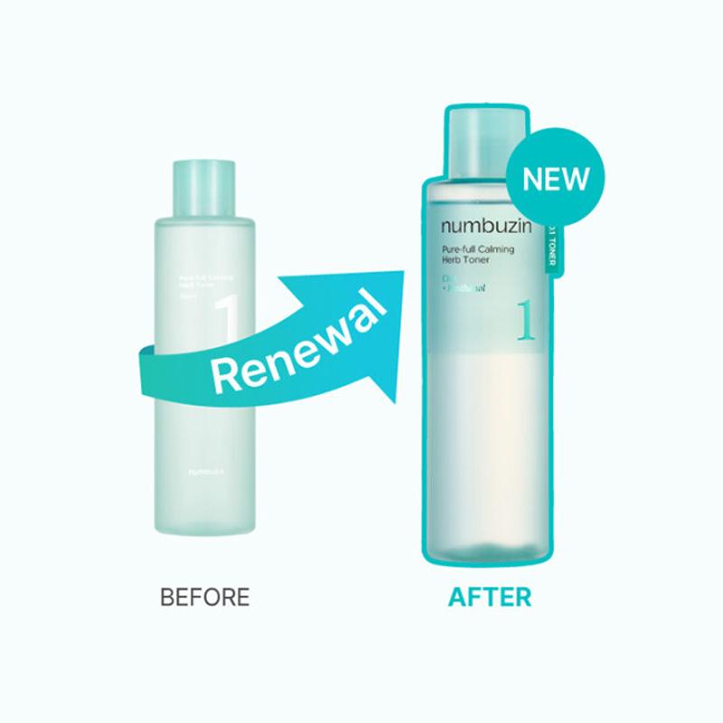 NUMBUZIN No.1 Pure-full Calming Herb Toner 100/300ml