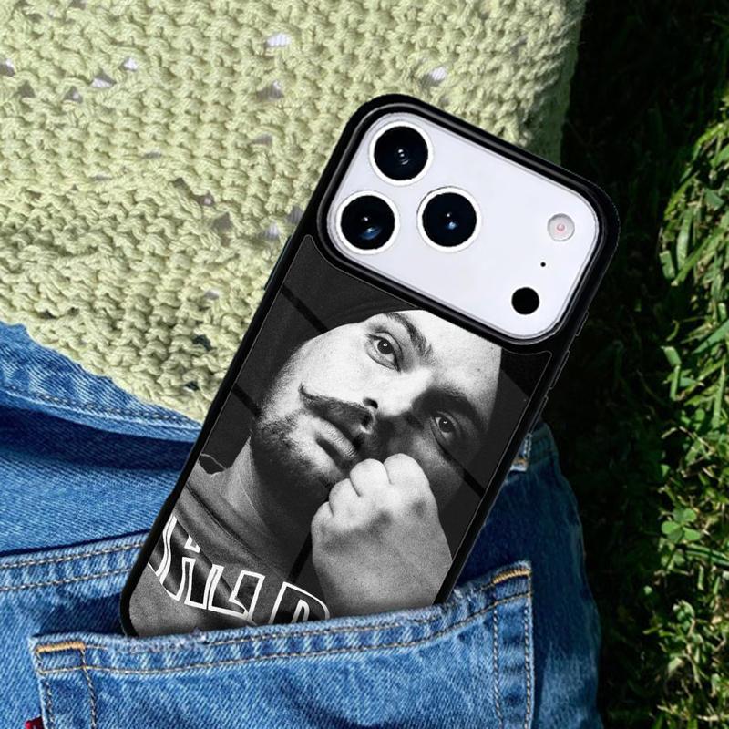 Sidhu Moose Wala Phone Case For iPhone 17 AIR 16 Pro Max 15 14 Pro 11 12 13 Shockproof Silicone Cover