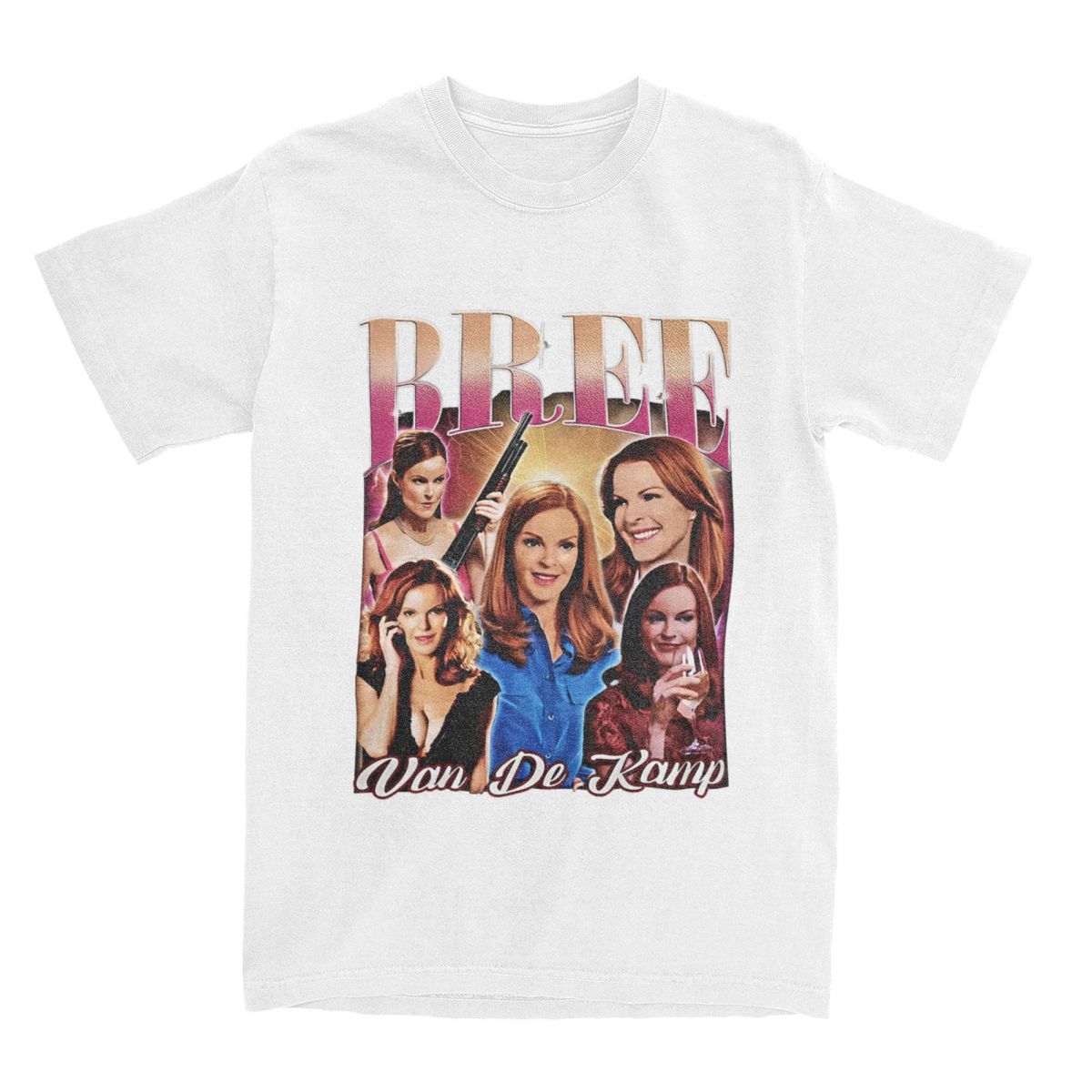 

Crazy Vintage Bree Van De Kamp T Shirt Summer Street Style T Shirts 100 Cotton Tshirt For Mens Short Sleeve Casual Tees S