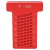 Woodworking Scriber TType Ruler Line Scribing Marking Crossedout Gauge T60 for Carpenter