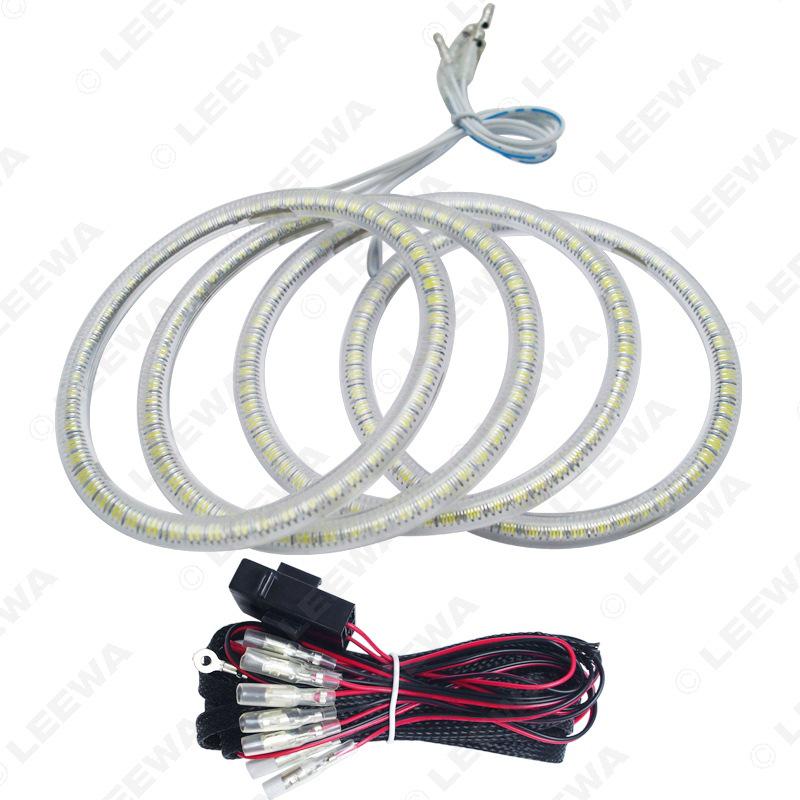 BMW E46 Coupe/Cabrio/Z3 SMD Angel Eye Halo Headlights with Cover