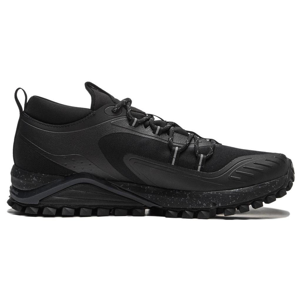 Li Ning Yu Ye Comfortable Sports Non-Slip Wear-Resistant Low-Top Running Shoes Men Sneaker Black ARNT007-1