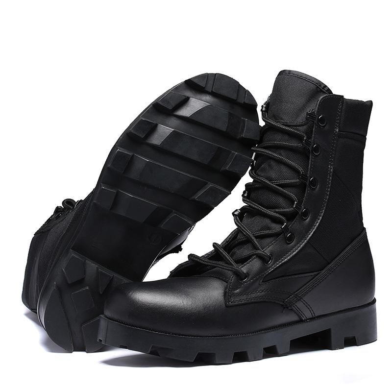 

Men s High-Top Camouflage Combat & Hiking Boots - Large Size, Lace-Up, for Outdoor and Mountaineering 39