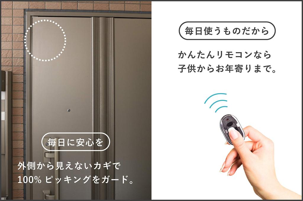 LOCKEY Fernbedienungs-Türschloss ohne Schlüsselloch