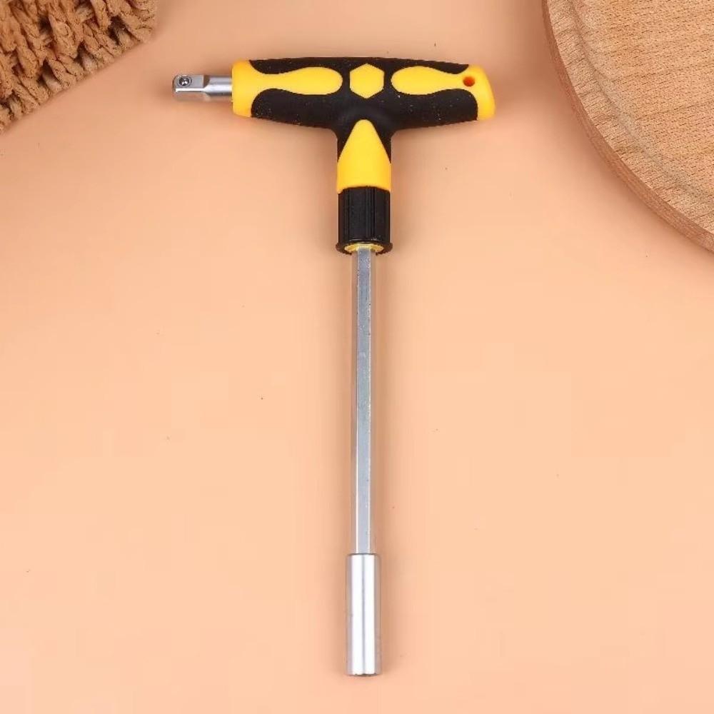 1/4 Inch Drive T Handle Wrench Multi Purpose Hexagonal Plum Head Screwdriver Set  Car Maintenance