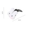 2PCS Cute Cartoon Bear Car Seat Back Hooks Storage Vehicle Headrest Organizer Hanger for Groceries Bag Handbag Car Decoration