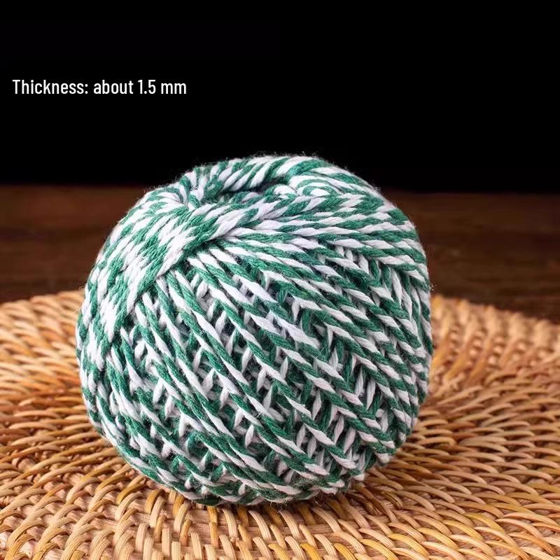 Newcomer Offer: 4 Rolls of Dumpling String for Binding Crabs, Bacon, Sausage, or Wrapping Zongzi.