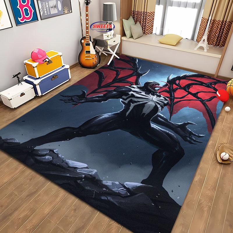 Neuankömmling V-VEN0M Teppich, Haushaltsartikel für Wohnzimmer und Schlafzimmer, Sofamatten für Kinderzimmer, Fußmatte Boden Anti-Rutsch Teppich, Geschenk