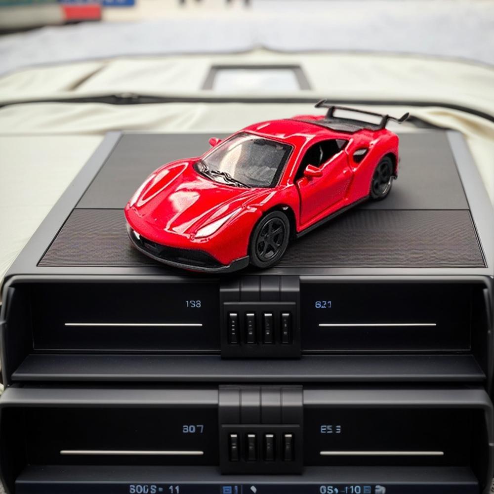 Sportwagen-Drift-Rotationsornamente, Drifting Swing Moving Racing Car Ornamente, Armaturenbrett-Innenausstattung