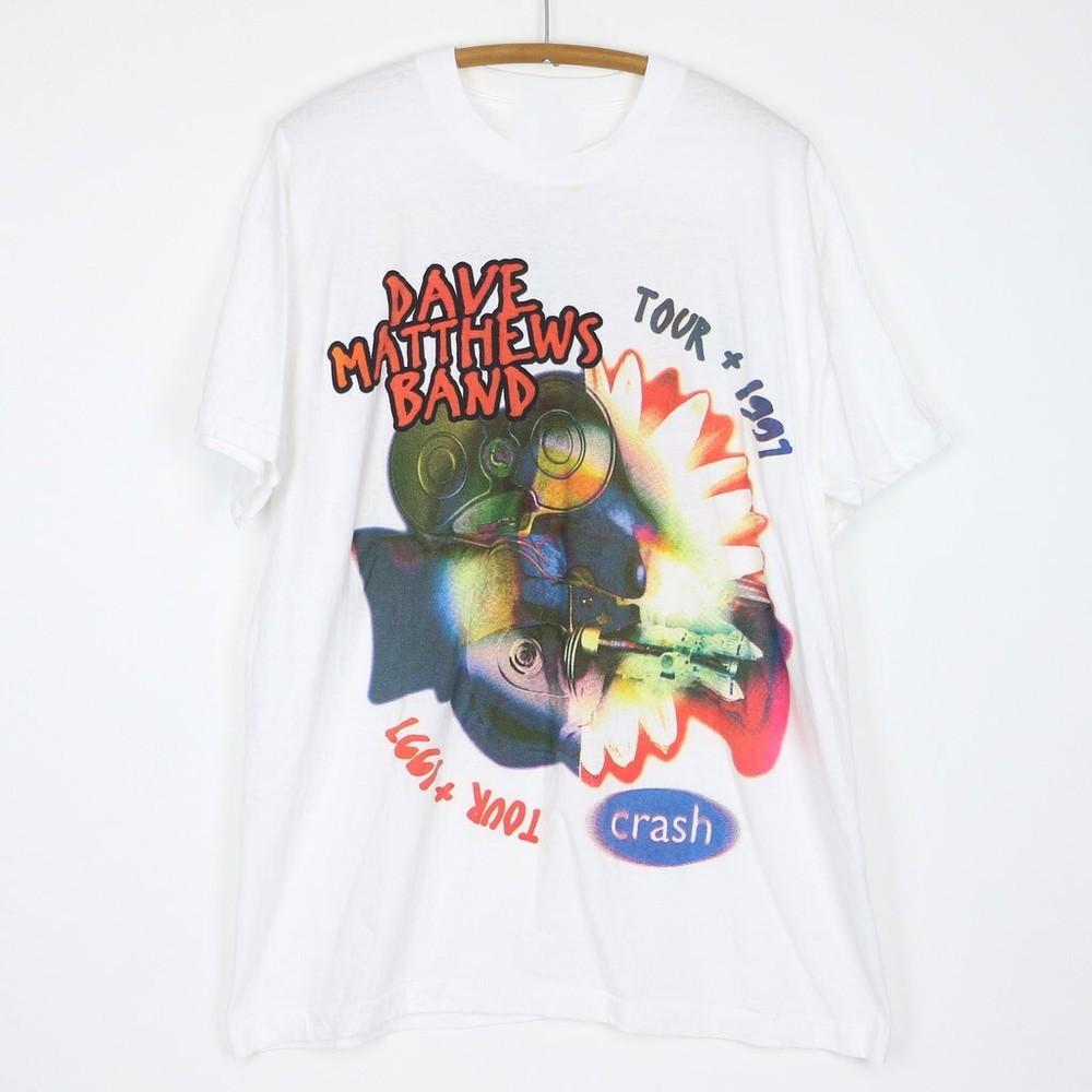 Dave Matthews Band Crash Tour 1997 White All Size Shirt AH1074 Unisex T-Shirt XL