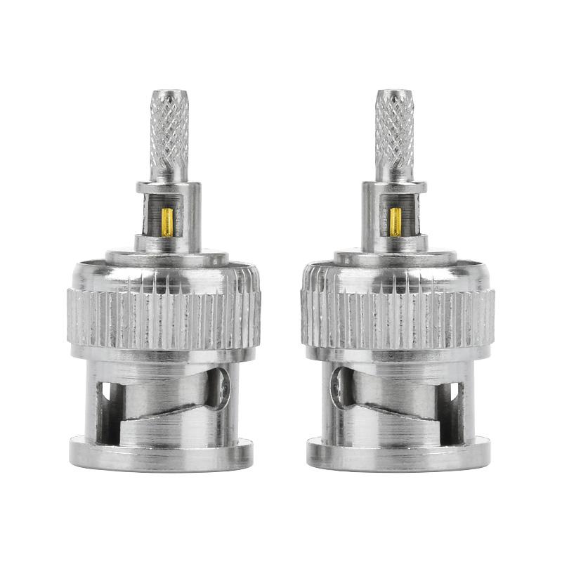 RF Connector Crimp Nickelplated BNC-J-1.5 Adapter for Coaxial Cable RG174 RG316 LMR100