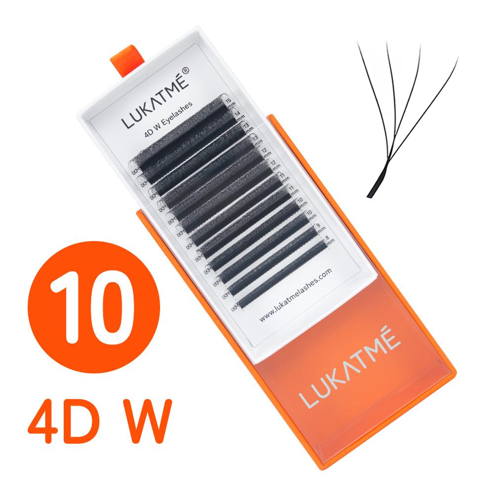 10PCS/SET LUKATME Premade Fans False Eyelashes 3D-7D W Shape Curl D 8-15mm Mix 3D 4D 5D 6D 7D Wholesale Eyelash Extensions