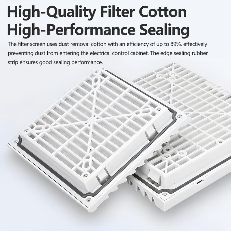 Electrical Cabinet Fan Filter Louver Grille ZL801/802/803/804/805/806, Dustproof Ventilation & Heat Dissipation Axial Fan Cover