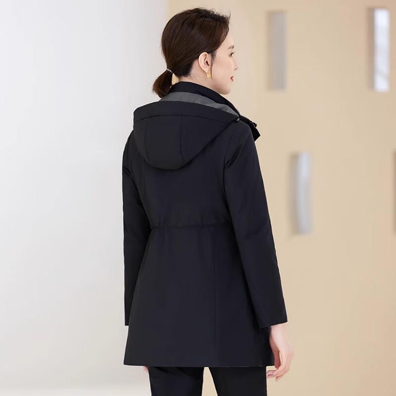 Teluoman Unisex Mid-Length Professional Down Jacket