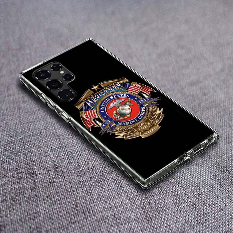 

AMERICAN PATROIT Phone Case For Samsung Galaxy S24 S23 S21 S20 FE S22 S26 Ultra S25 Edge S10 Plus Cover Clear TPU Capa Shell Coq Samsung S25 Edge