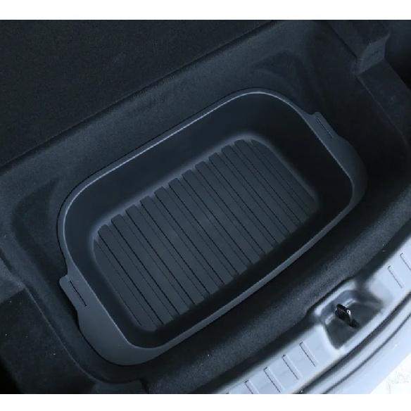 For Tesla Model Y Juniper 2025 Frunk Organizer Box Rear Trunk Double-deck Storage Box Front Cargo Dustproof Luggage Storage Tray