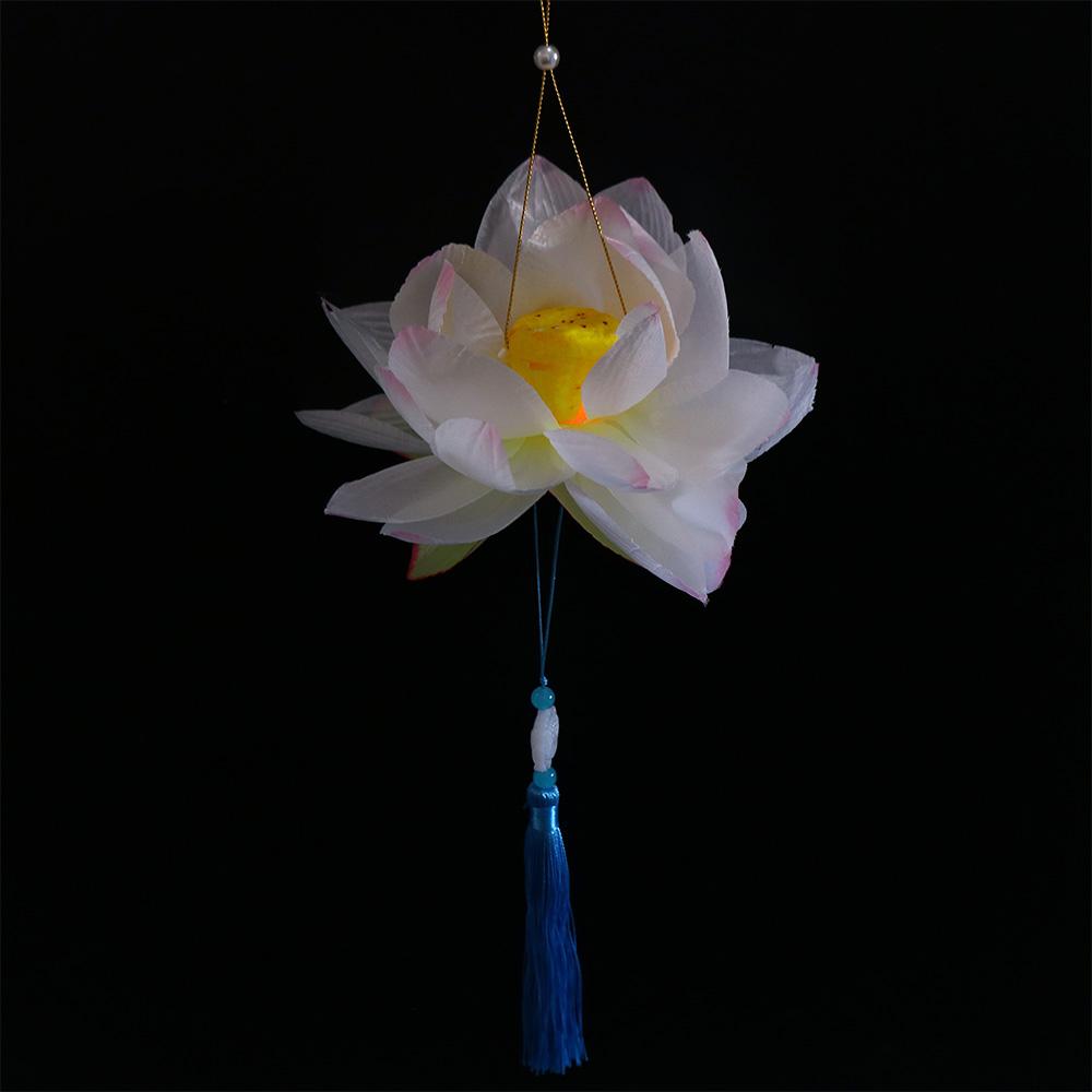 Leuchtende Chinesische Tragbare Festival Laterne Lotus LED Laterne Lotuslicht Mondfest Laterne