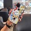 Anti-dust Silicone Phone Case For TCL T-Mobile Revvl 5G Cartoon Couple Full Wrap Dirt-resistant Anti-knock TPU Durable