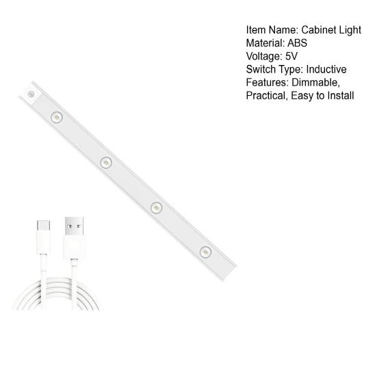 Motion Sensor Night Light LED Cabinet Lamp 3000K-6500K Dimmable Flicker Free Easy