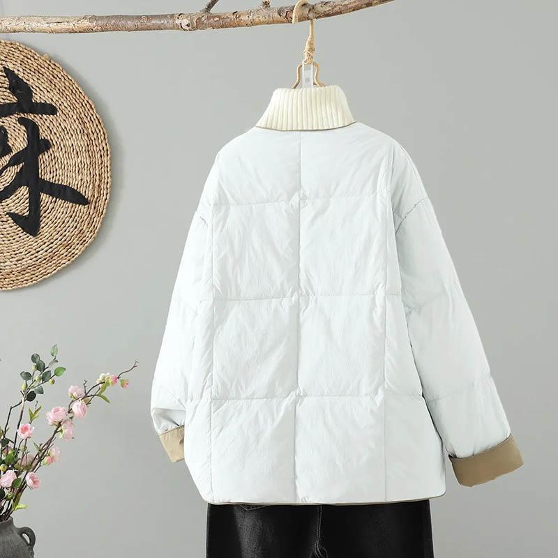 Coat for Women Fleece Thickened Plush Winter Double Layer Looses Windbreaker Oversize Casual Jacket