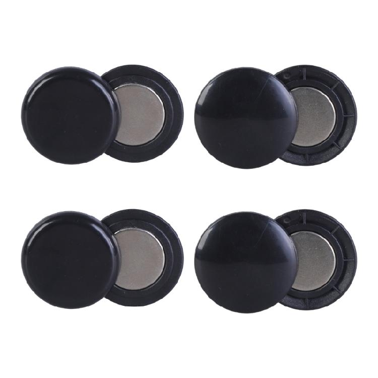 

4 Pairs Running Bib Buckles Marathons Race Number Holder Magnetic Race Bib Clip Race Bib Fixing Clips 1