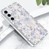 Vintage Floral Pattern Case For Samsung Galaxy A56 A36 A26 A16 5G A55 A35 A25 A15 A54 A34 A14 S21 FE S22 S23 S24 Plus S25 Ultra Diamond Cover