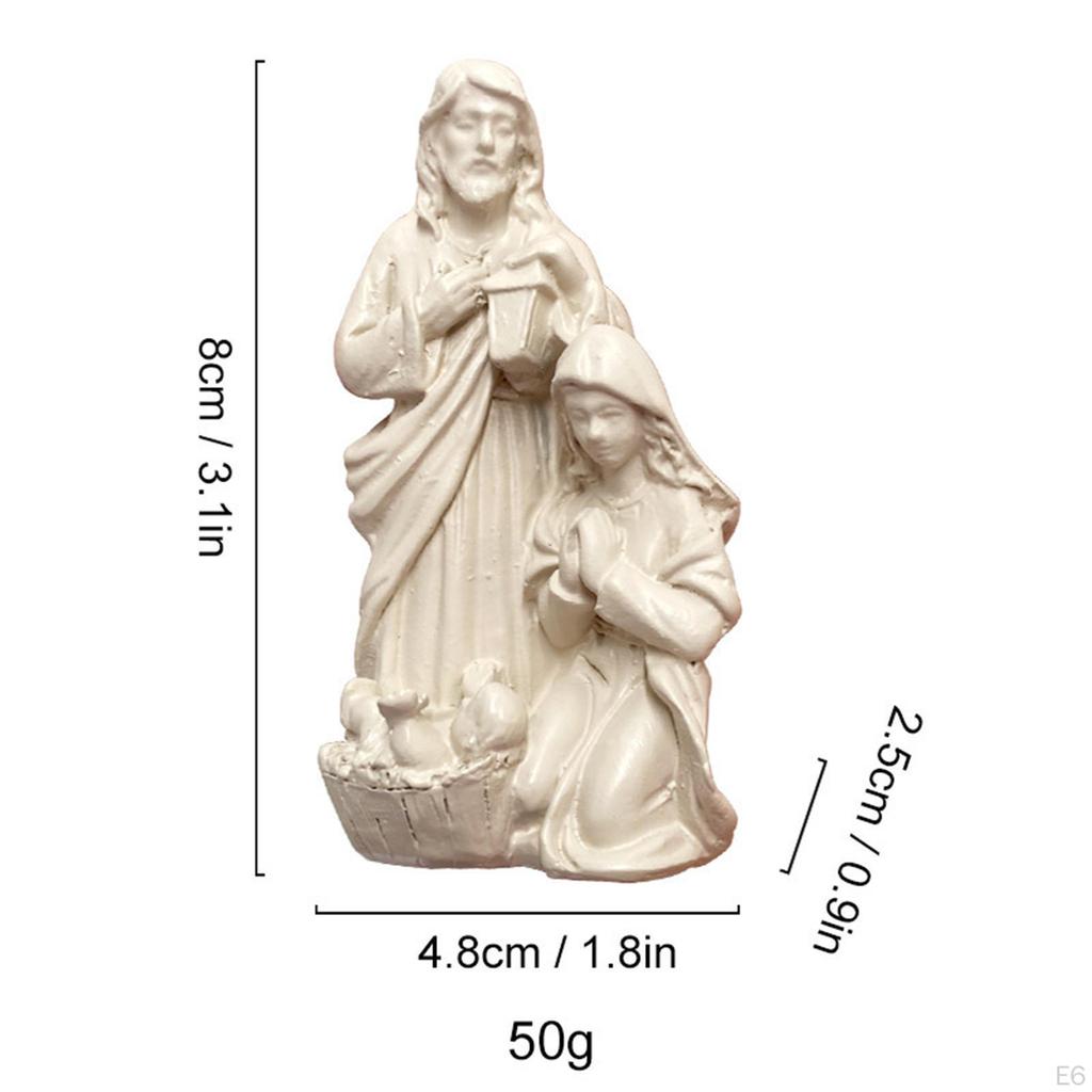 Holy Family Figurine Craft for Living Room And Bookcase