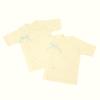 Pure Organic Newborn Set of Made In Blue Underwear, All-Season, Short-Sleeved, Fitted, 2, Japan,