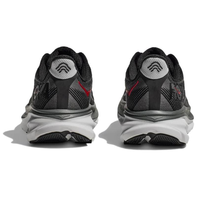 HOKA ONE ONE Clifton 9 Black Outer Orbit Sneakers 1127895-BCKT