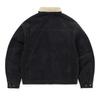 Diese Ist Niemals Das Sherpa-gefütterte Cord-Truckerjacke Schwarz
