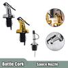 Oil Bottle Stopper Cap Sauce Nozzle Dispenser Sprayer Lock Wine Pourer  Liquor Leak-Proof Plug Bottle Stopper Kitchen Tool