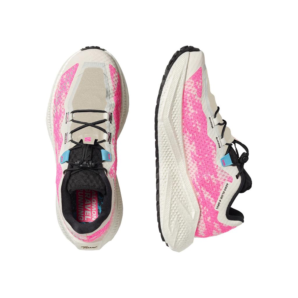 Salomon  Aero Glide 4 GRVL Vanilla Ice Knockout Pink Women Sneakers L49175400
