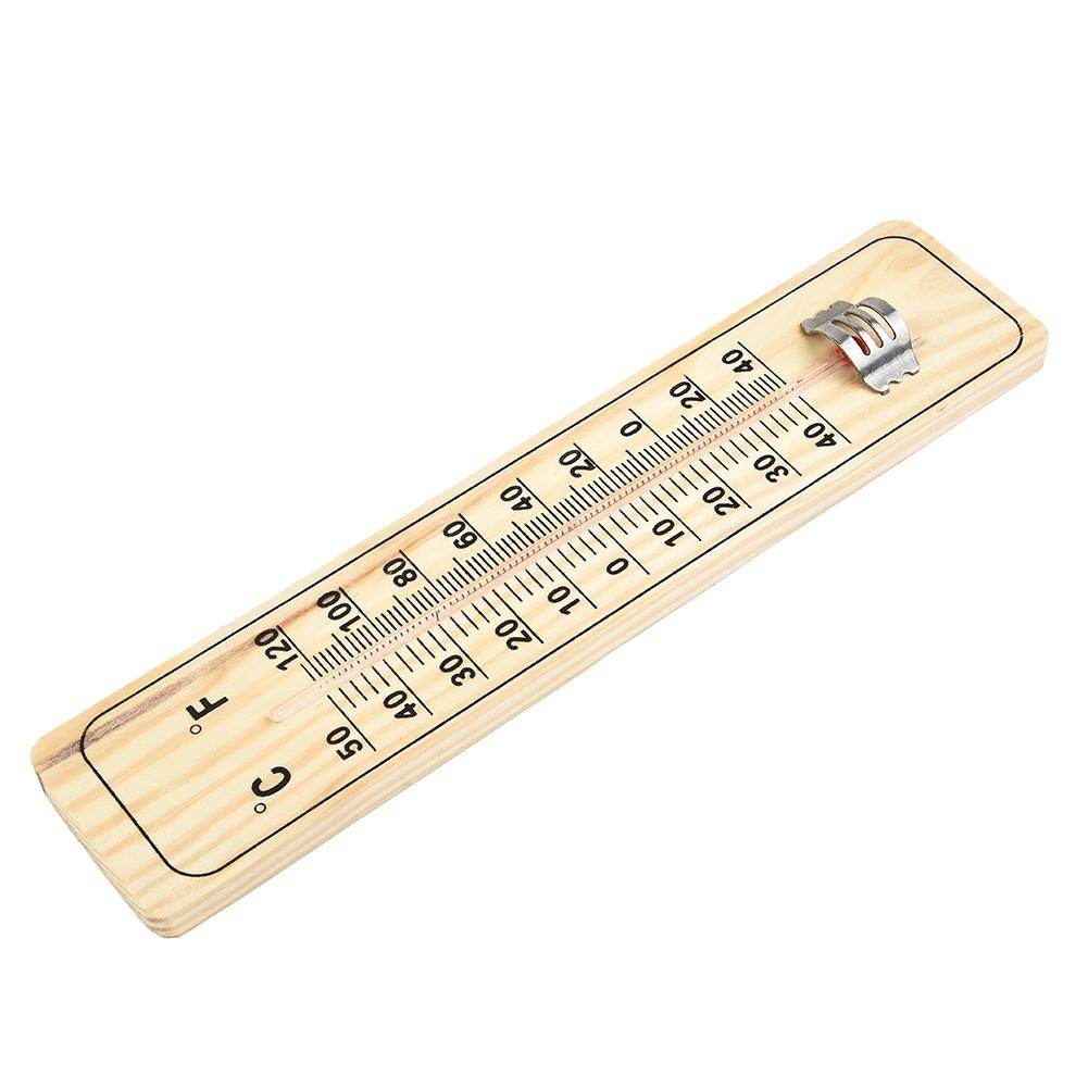 Temperaturmesser Thermometer Thermometer Wandhänger Thermometer Holzfarbe