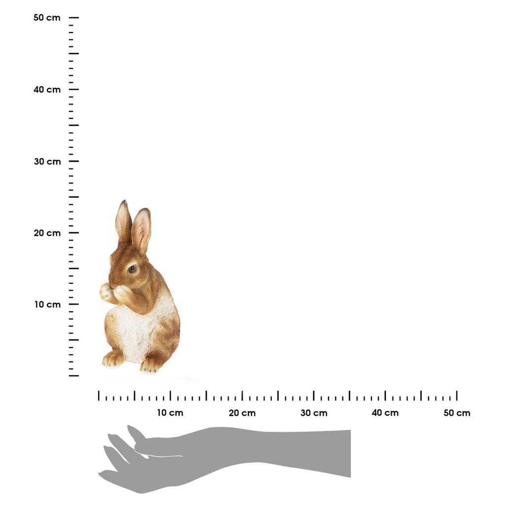 Figurka Ogrodowa Królik Stojący 26 Cm Wzór 2