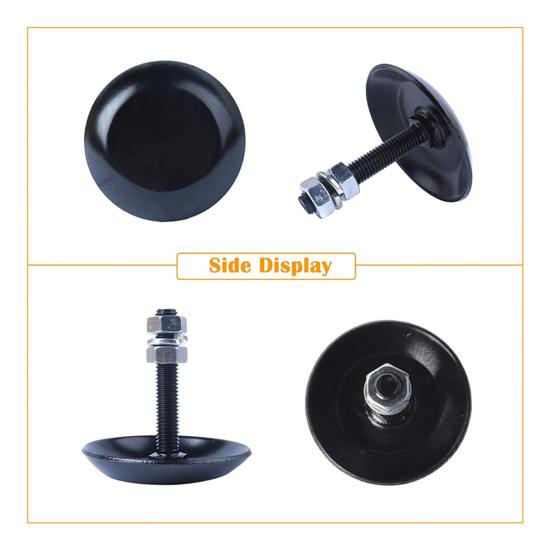 Universal Snow Plow Skid Shoes ATV UTV 2 Heavy-Duty Anti-Slip Shoes with Nuts Washer Hardened Steel Skid Shoes