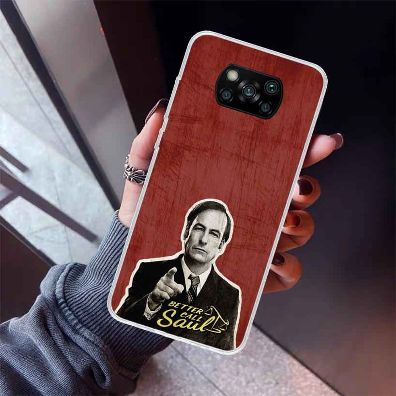 Better Call Saul TV Phone Case For Xiaomi Poco X7 X6 X5 Pro F7 Ultra Redmi 15C 15 13 13C 12 12C 10 10A 10C 9 9A 9C 9T Shell Poco