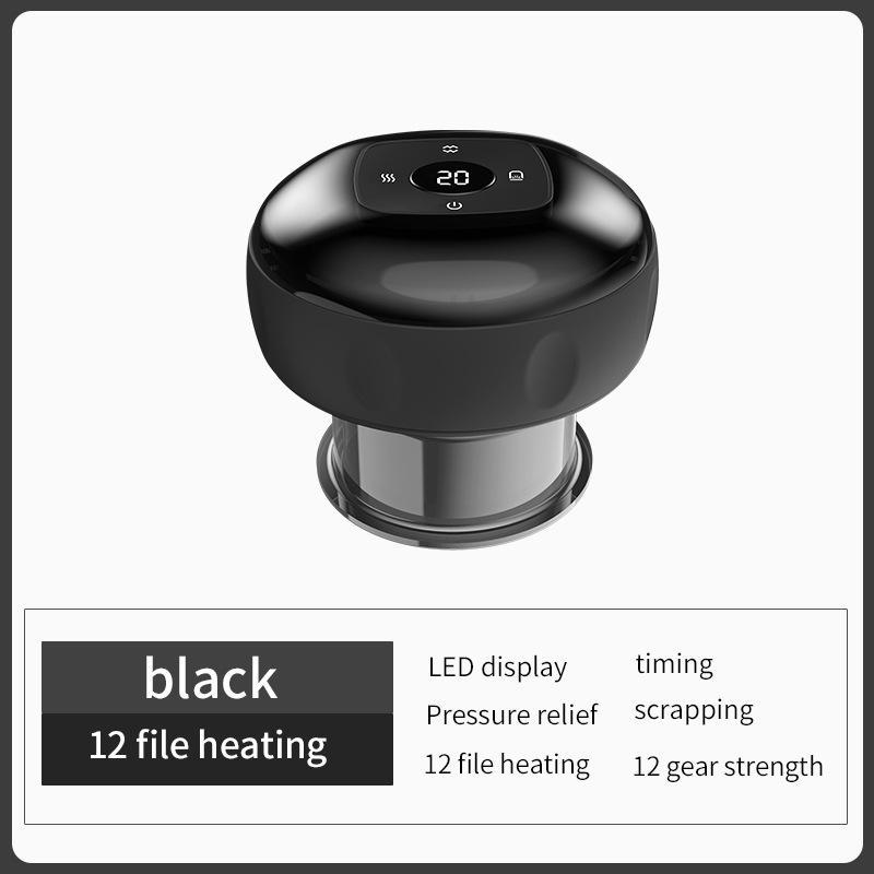 Smart Heating Suction Cupping Massager with Electric Breathing and Scraping Function