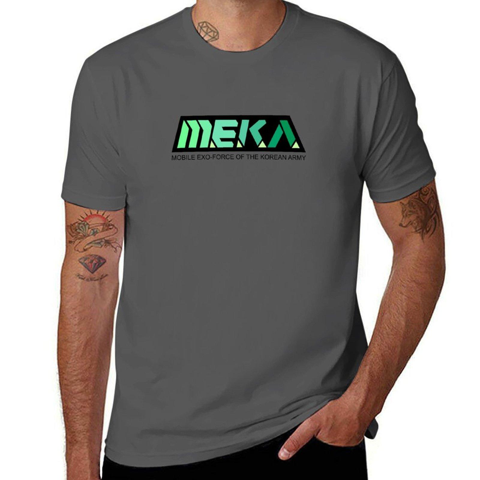 

MEKA Logo T-Shirt cotton t shirts man 100% man t shirts for men T-Shirt 4XL