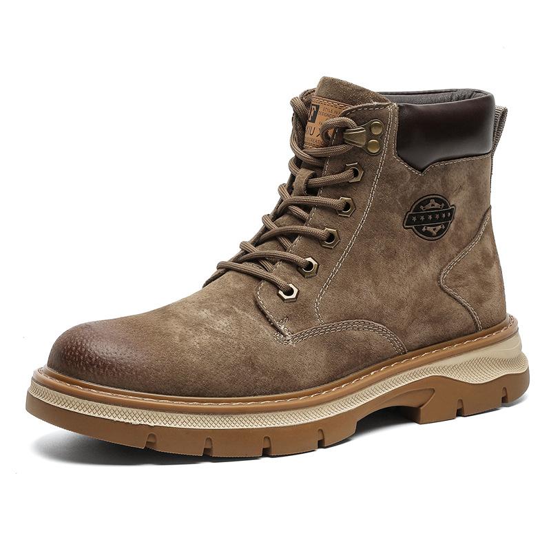 Martin Stiefel Herren Work Stiefel Vielseitiger Britischer Stil Retro Stiefel Herrenstiefel Trendsteigernde Herrenstiefel