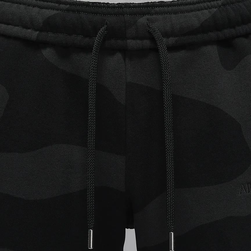 Jordan Air Wordmark Series Fashion Versatile Comfortable Camouflage Knit Sports Pants Men Bottoms Gray Black HF0044-045