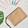 Fashion Letter Print Women Cosmetic Gift Bag Linen Zipper Pouch Travel Tote Storage Pouch Makeup Bag Classic Organizer Bag