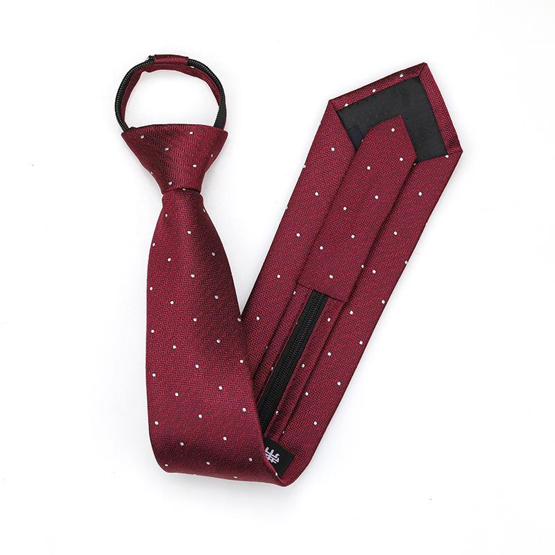 Black Zipper-Free Lazy Blue Men And Women Business Dress Interview To Work Groom Wedding Korean Version Narrow Tie