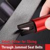 Car Safety Hammer Car Window Breaker Emergency Hammer Seat Belt Cutter Knife Car Tool Life-Saving Escape Hammer Aluminum Alloy