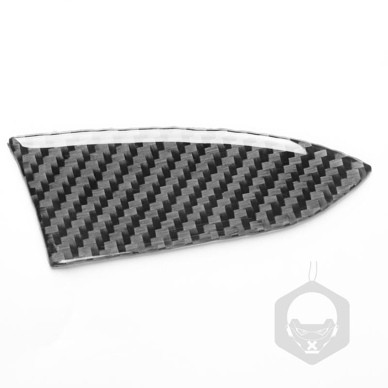 For Ford Fiesta 2011- Real Soft Carbon Fiber Left central control panel Trim Car Interior Stickers Decoration Accessories