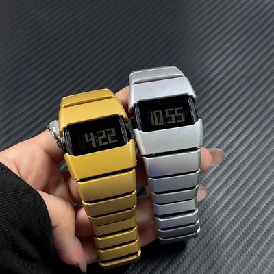 Montre Rétro Style Millénaire Montre Numérique Lumineuse Unisexe Montre Électronique Personnalisée Haute Valeur