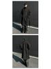 High Street Style Woolen Coat for Men and Women - Loose Mid-Length Korean Over-the-Knee Trench for Autumn/Winter