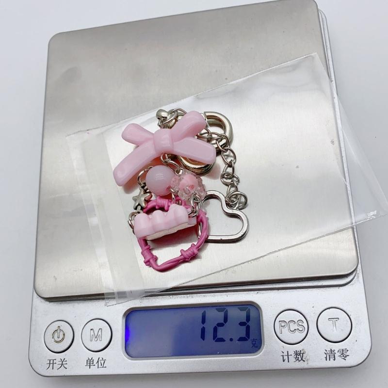 Butterfly Beaded Phone Lanyard Bowknot Pendant Wrist Strap Detachable Phone Chains Keyring Portable Accessory for Women