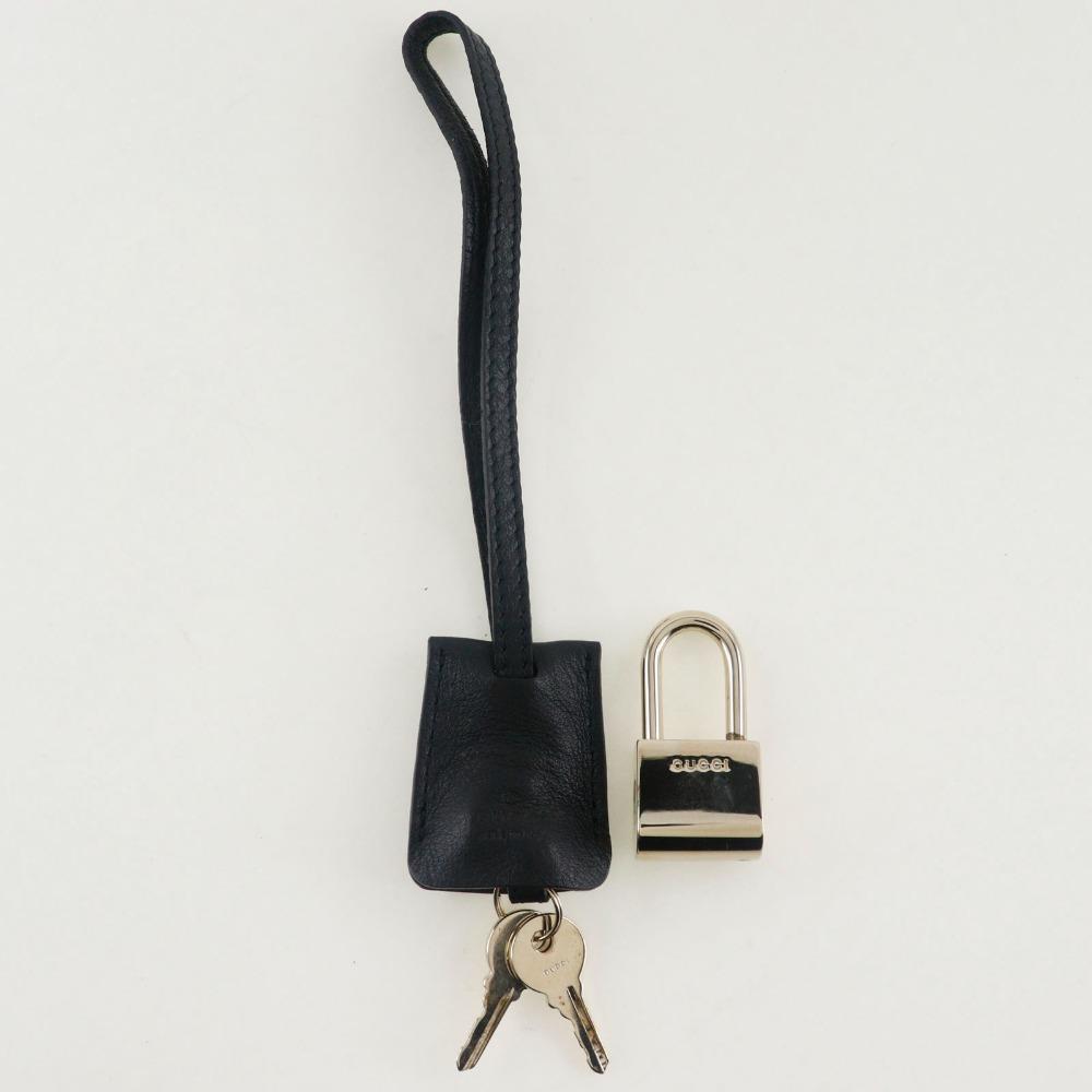 GUCCI GG Business bag 201480 Briefcase black Sima leather mens Used